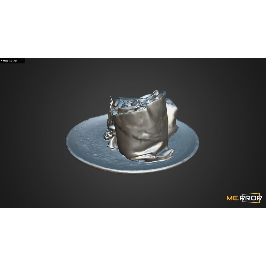 Salmon Salad Wrap 3D Model – High Poly Scanned Asset, FBX, OBJ - View 15