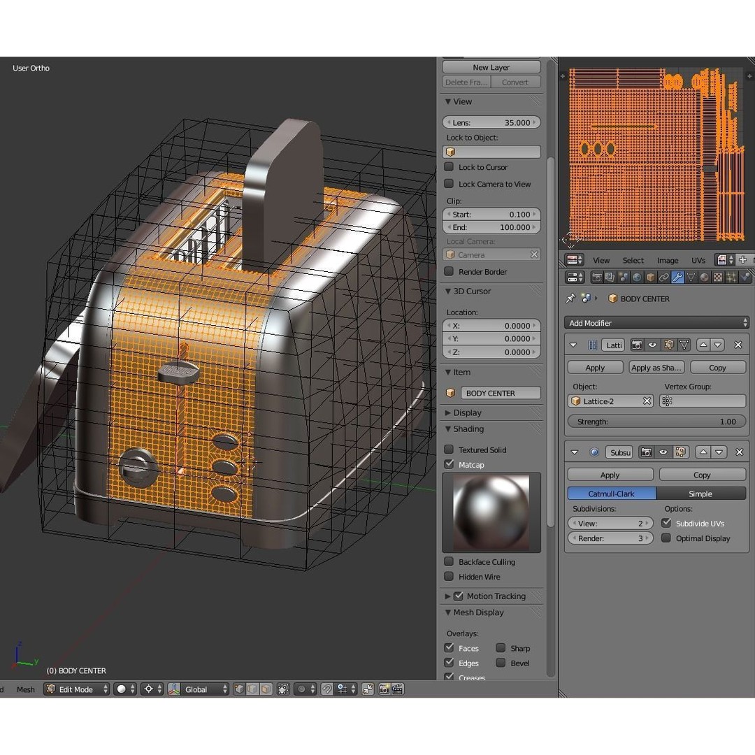 Toaster 3D Model – Retro Kitchen Appliance with Textures, FBX & OBJ - View 17