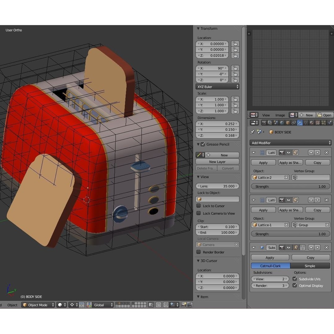Toaster 3D Model – Retro Kitchen Appliance with Textures, FBX & OBJ - View 18