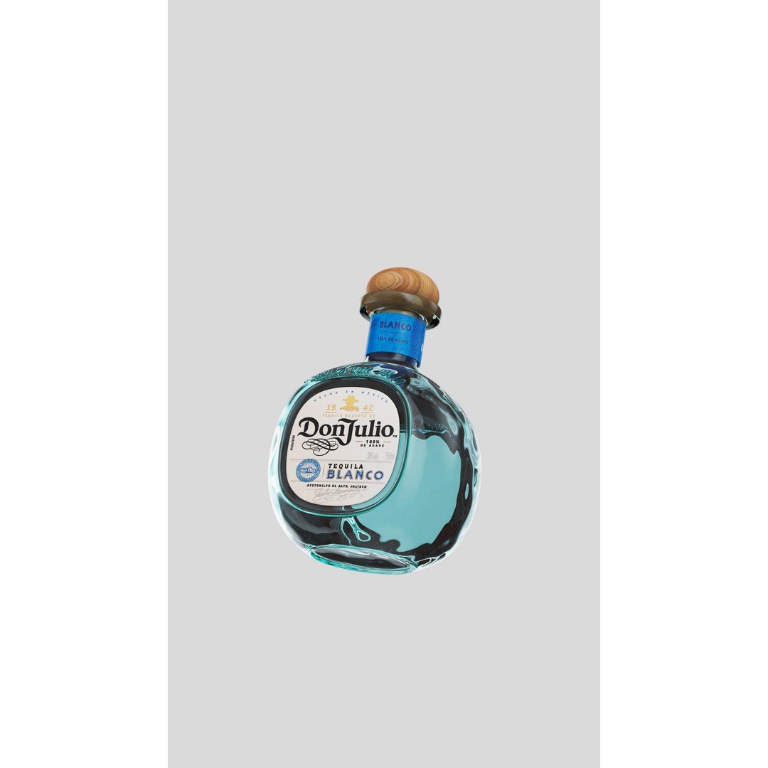 Realistic Don Julio Blanco Tequila Bottle 3D Model – PBR Game Asset, FBX - View 5
