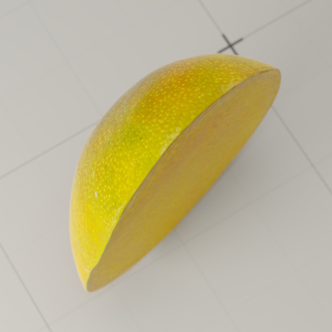 Photorealistic Mango 3D Model – High Poly, PBR Textures, Blender - View 19