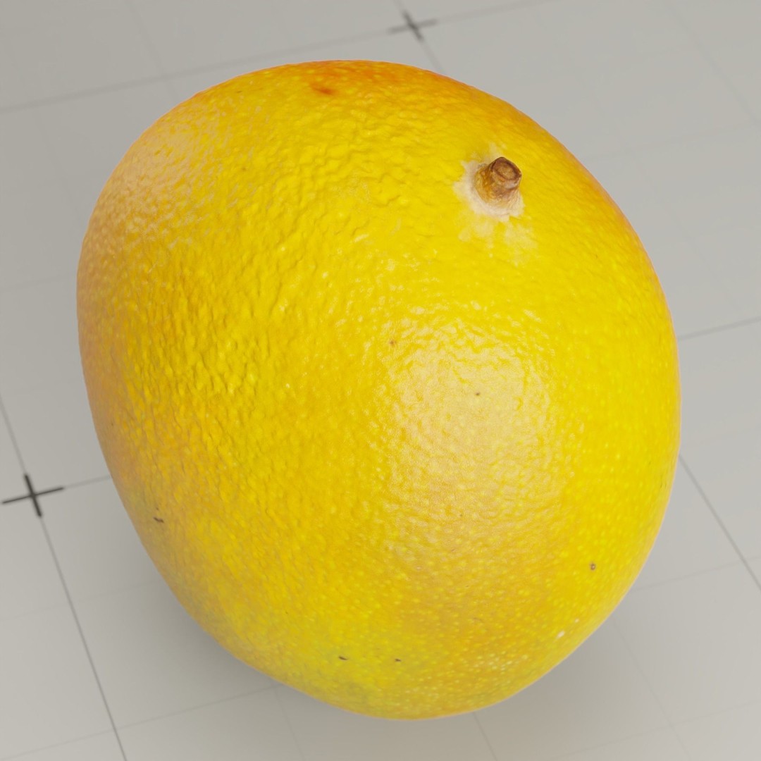 Photorealistic Mango 3D Model – High Poly, PBR Textures, Blender - View 6