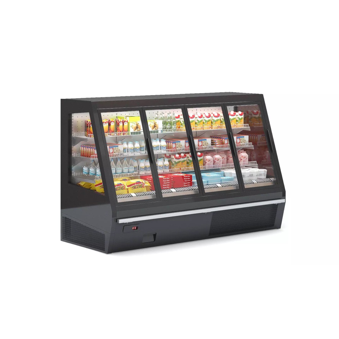 Refrigerated Display Case 3D Model – High Poly PBR Asset, FBX, OBJ - View 2