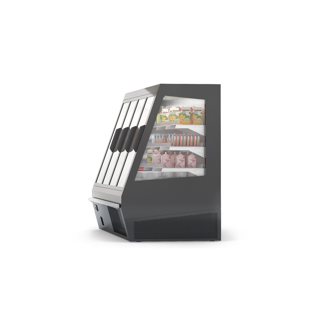 Refrigerated Display Case 3D Model – High Poly PBR Asset, FBX, OBJ - View 6