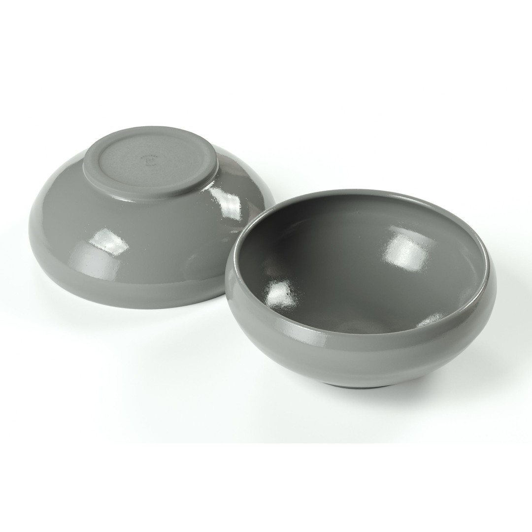 Ramen Bowl 3D Model – Handmade Ceramic Kitchenware, FBX, OBJ - View 3