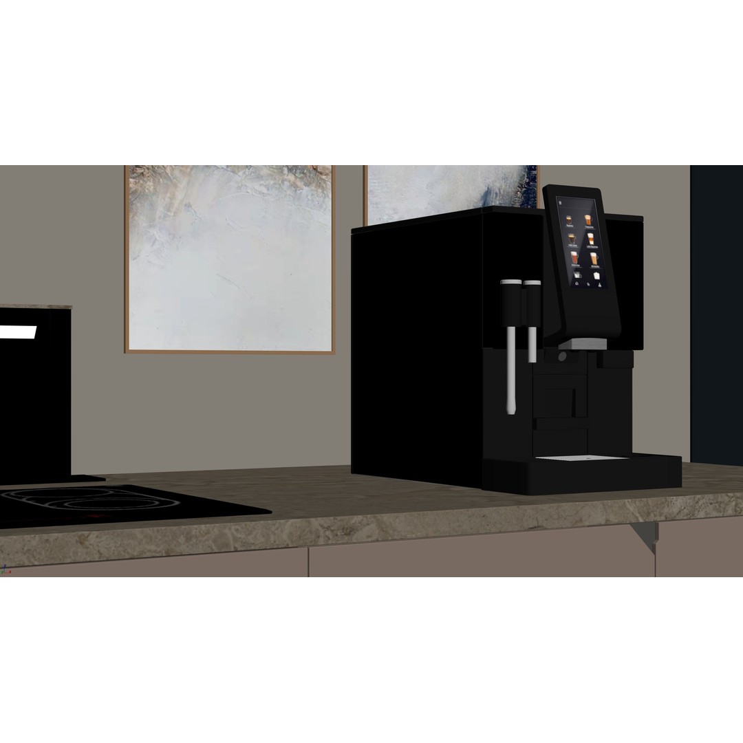 Modern Kitchen 3D Model – Minimalist Design for Archviz, FBX - View 19