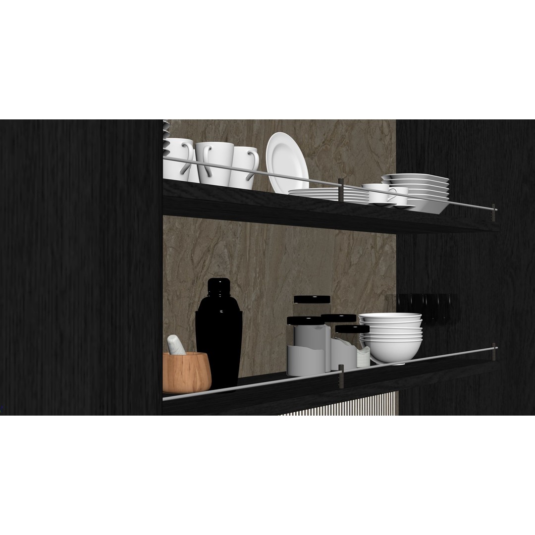 Modern Kitchen 3D Model – Minimalist Design for Archviz, FBX - View 22
