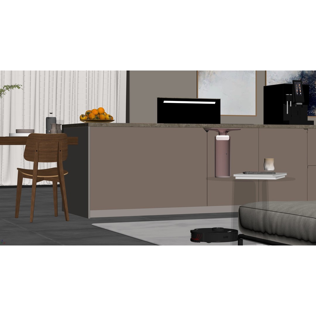 Modern Kitchen 3D Model – Minimalist Design for Archviz, FBX - View 26