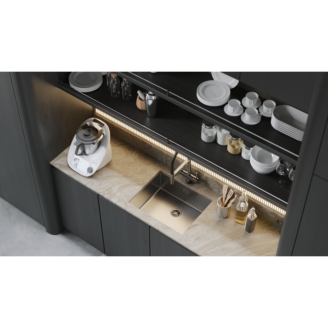 Modern Kitchen 3D Model – Minimalist Design for Archviz, FBX - View 8