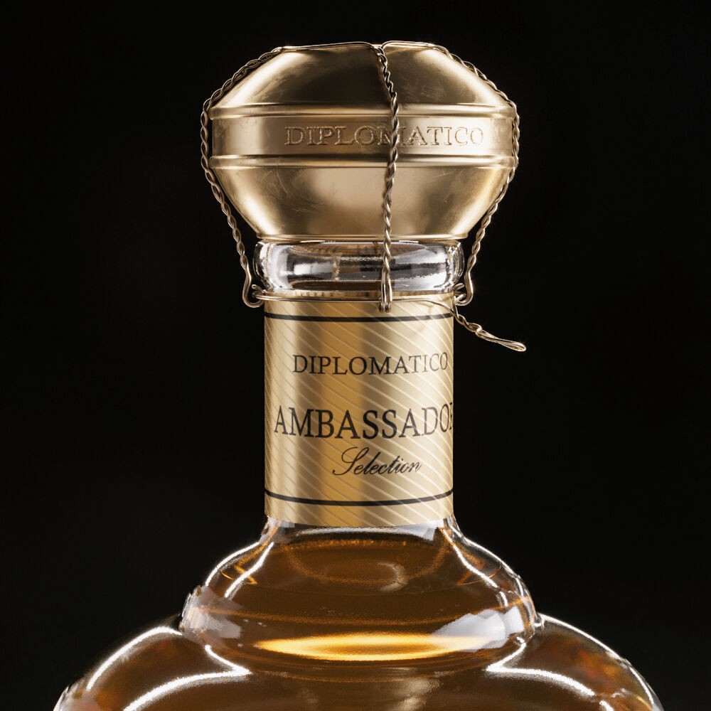 Ambassador Bottle 3D Model – High-Poly PBR Beverage Asset, FBX, 3dsMax - View 10