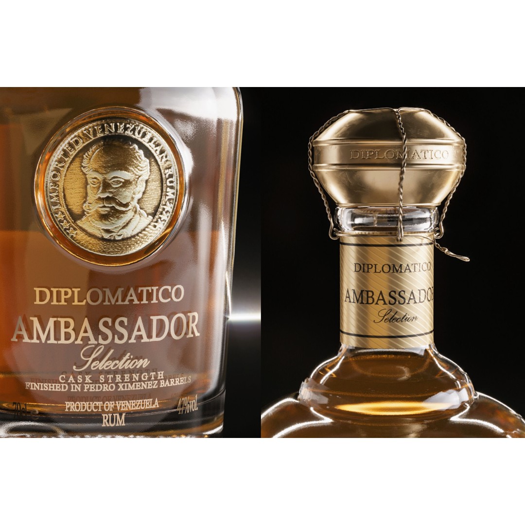 Ambassador Bottle 3D Model – High-Poly PBR Beverage Asset, FBX, 3dsMax - View 5