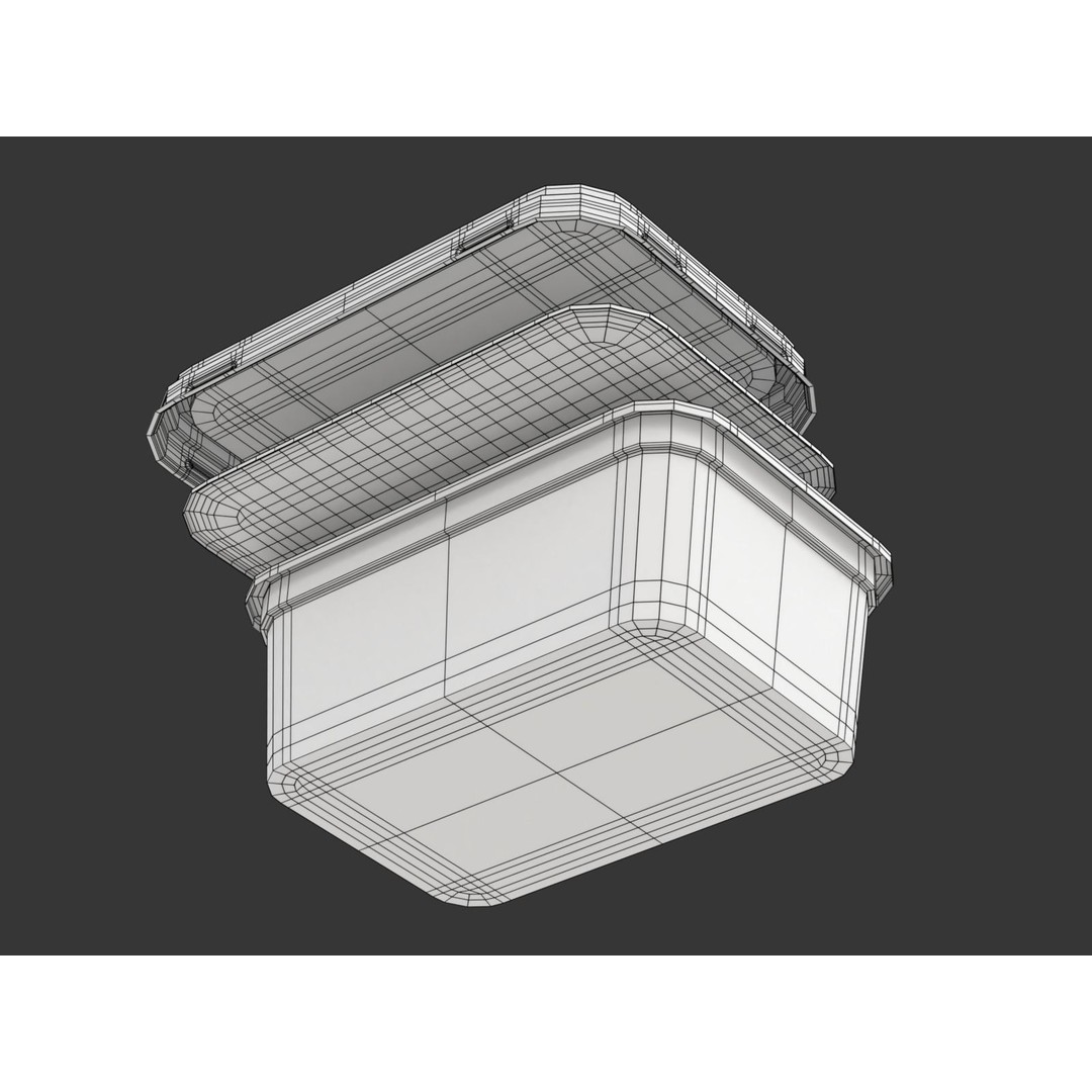 Margarine Box 3D Model – Textured Food Packaging, Blender, FBX, OBJ - View 26