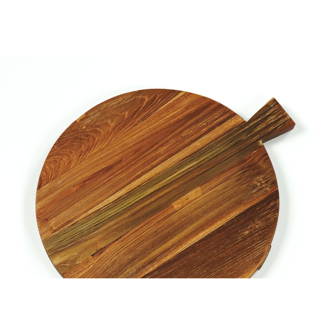 Round Wooden Cutting Board 3D Model – PBR Textures, FBX, OBJ - View 8