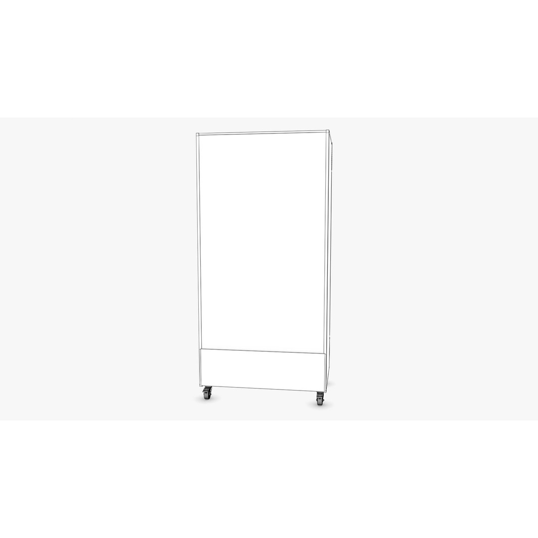 Display Fridge 3D Model – Low-Poly Beverage Display, PBR Textures - View 14