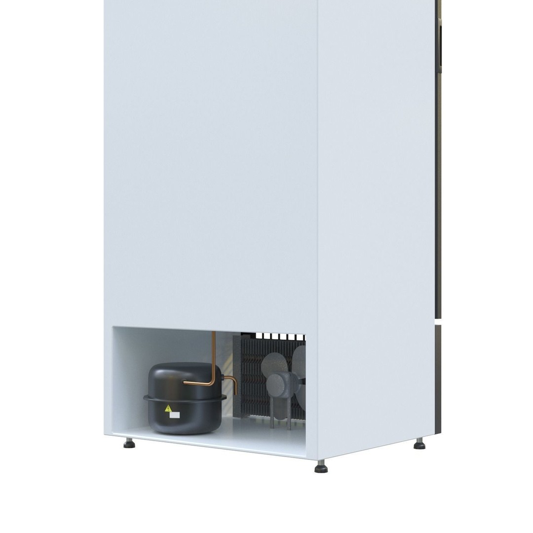 Capri 07 Fridge 3D Model – Medium-Temperature Showcase, FBX - View 6