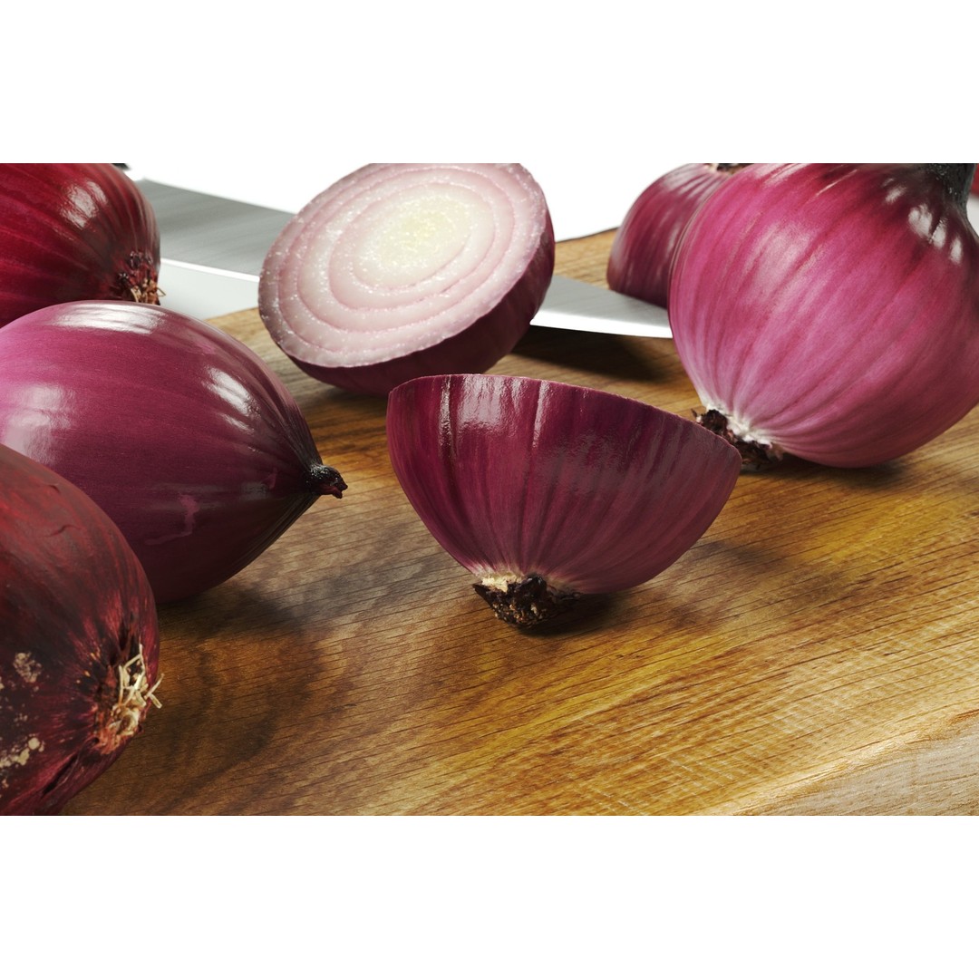 Red Onions 3D Model – PBR Vegetable Set for Kitchen Renderings - View 6