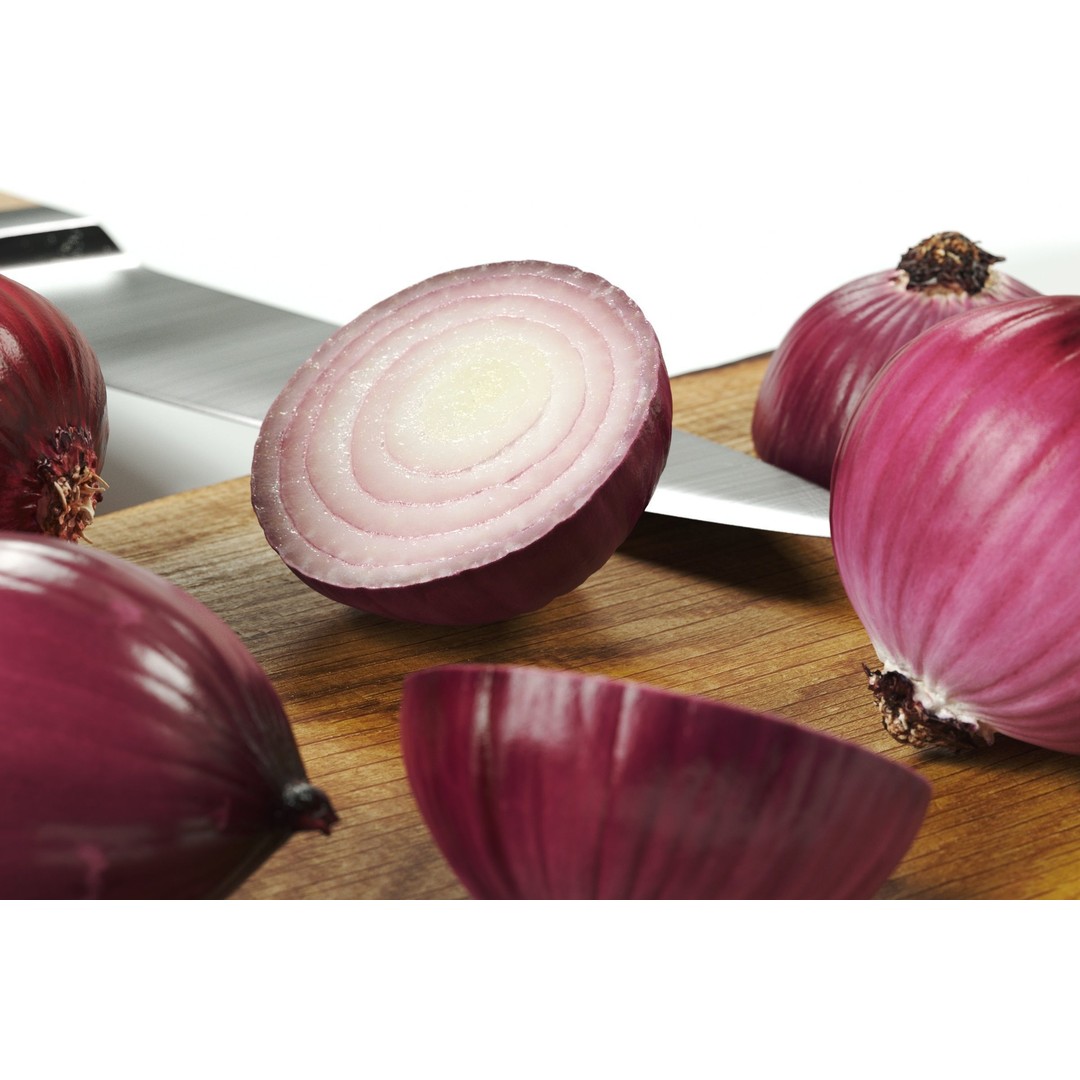 Red Onions 3D Model – PBR Vegetable Set for Kitchen Renderings - View 7
