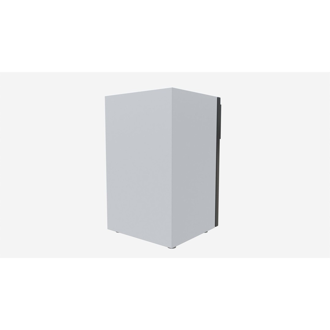 Beverage Cooler 3D Model – Medium Industrial Fridge with PBR Textures - View 3