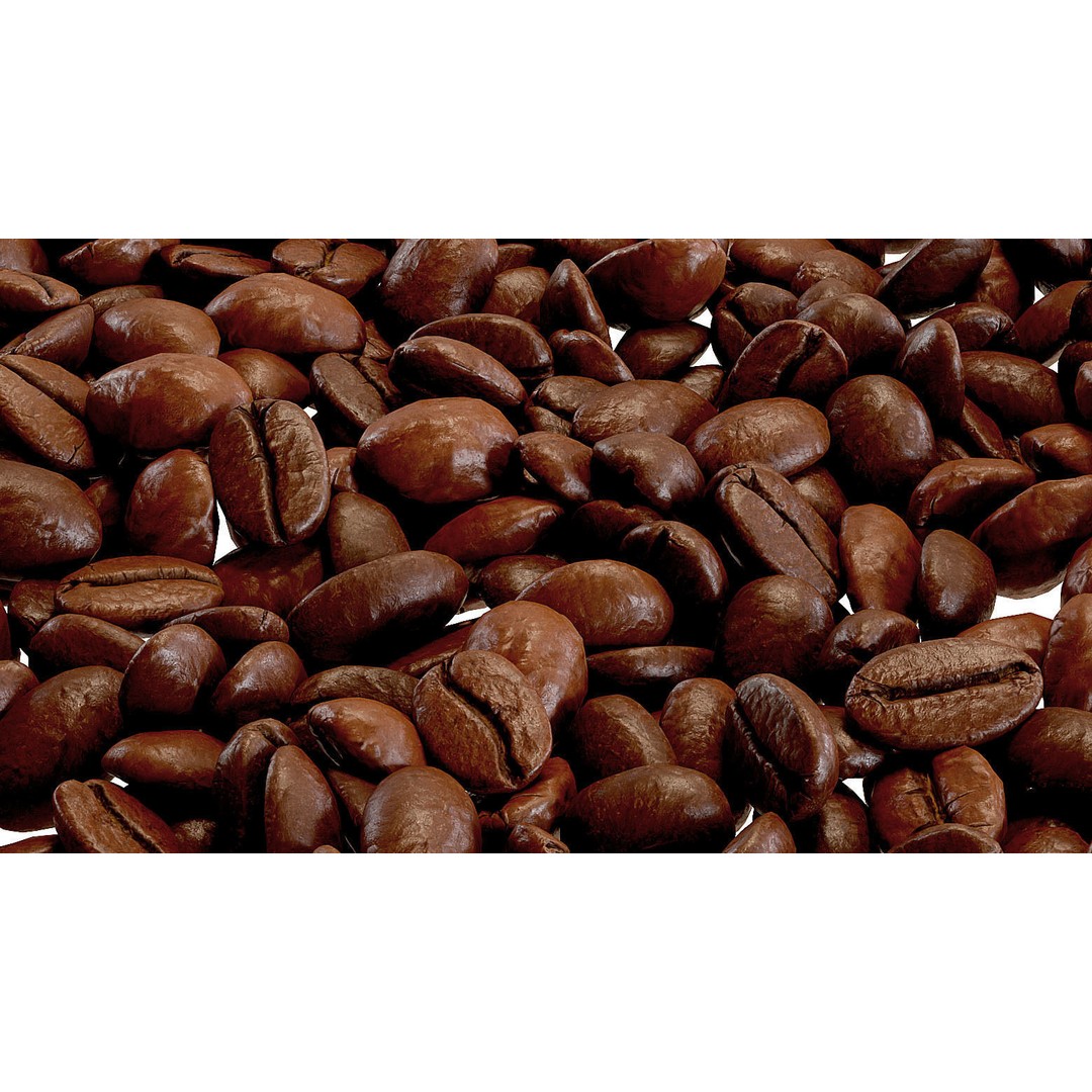 Coffee Beans 3D Model – Low Poly PBR Asset for Unity & Unreal - View 3