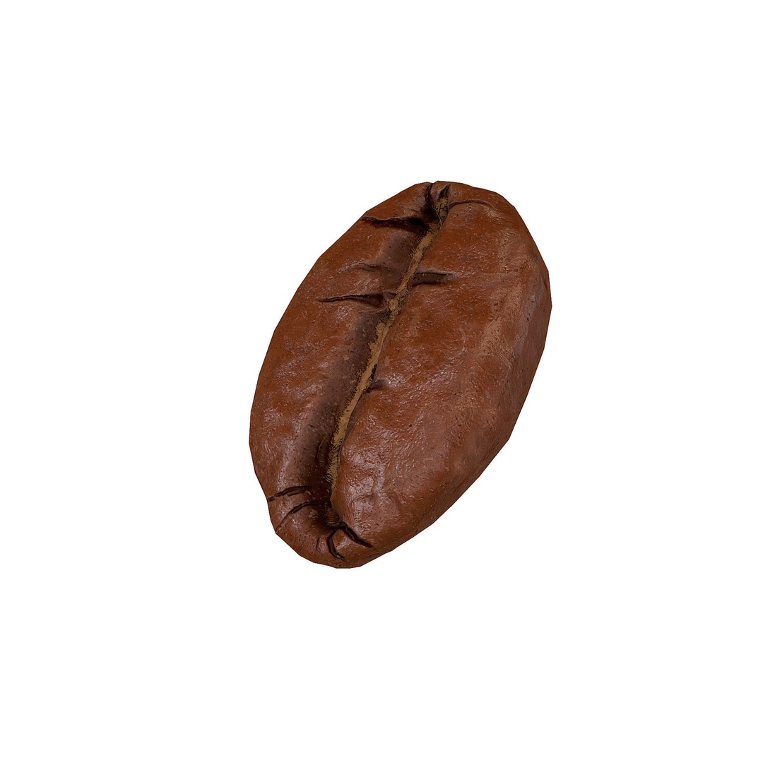 Coffee Beans 3D Model – Low Poly PBR Asset for Unity & Unreal - View 8
