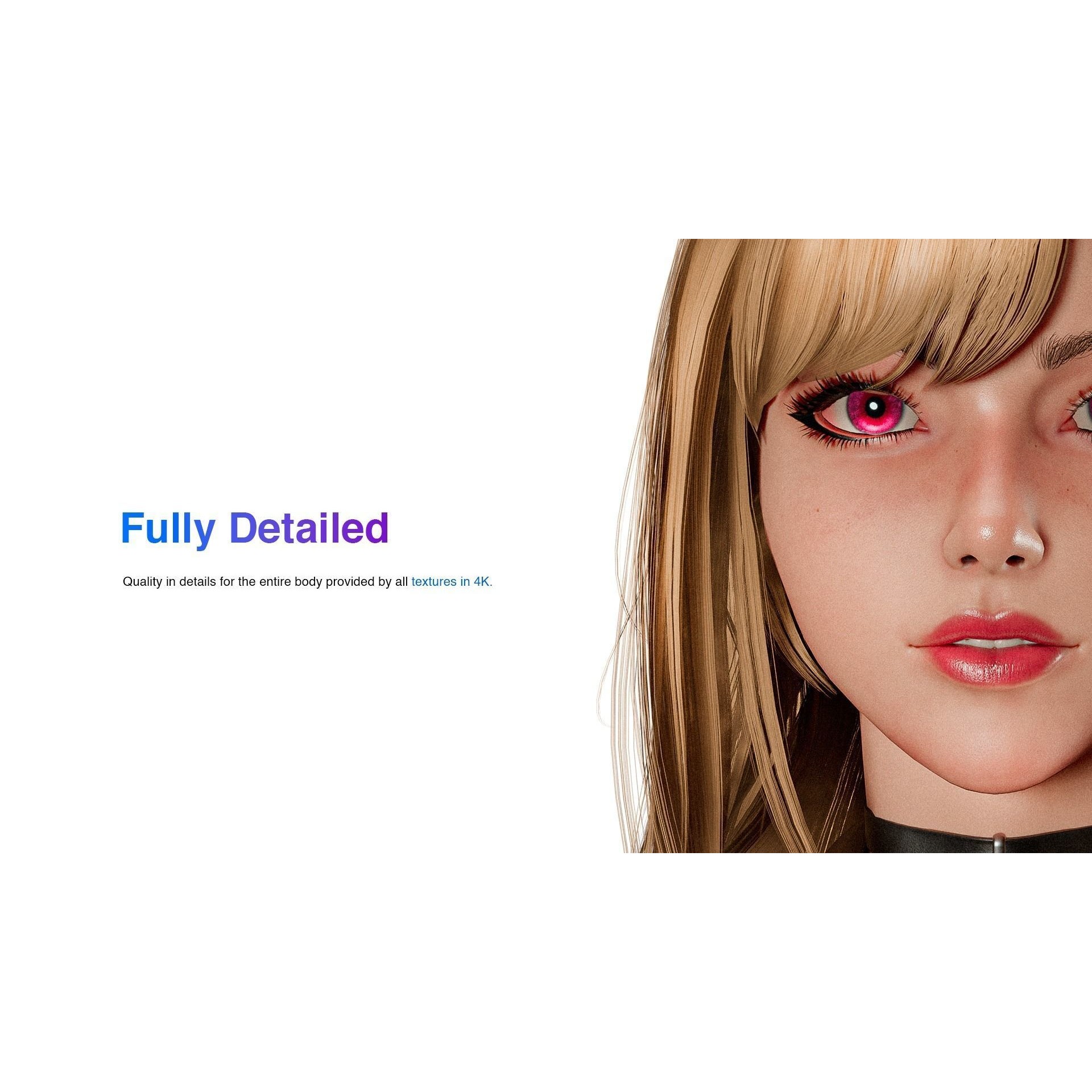 Marin Kitagawa - Low-Poly Game-Ready 3D Model - View 4