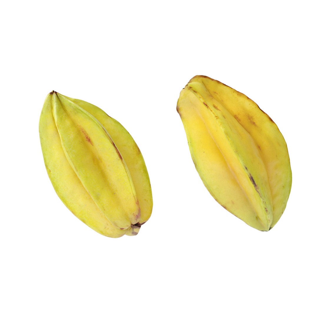 Star Fruits 3D Model – High Poly Photogrammetry Asset, FBX/OBJ - View 10