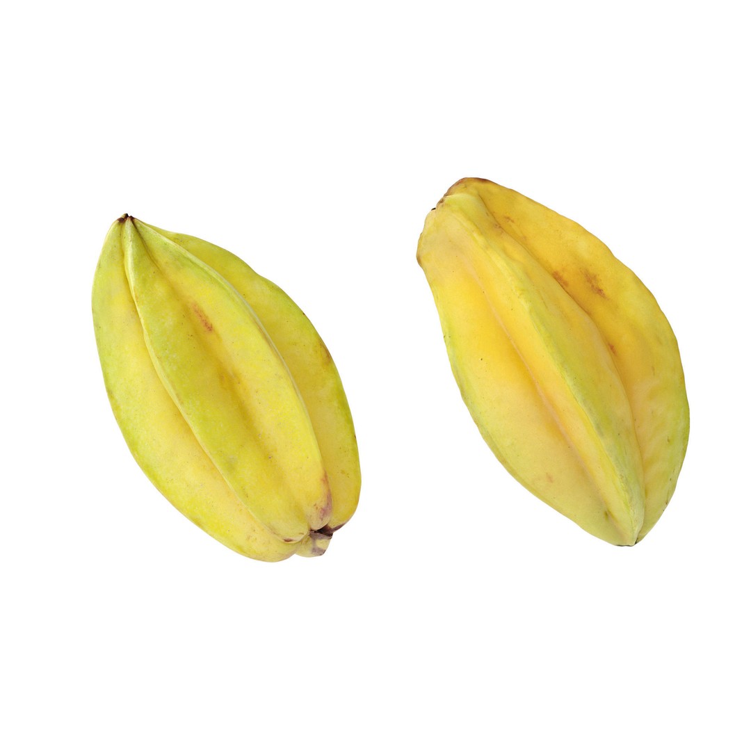 Star Fruits 3D Model – High Poly Photogrammetry Asset, FBX/OBJ - View 13