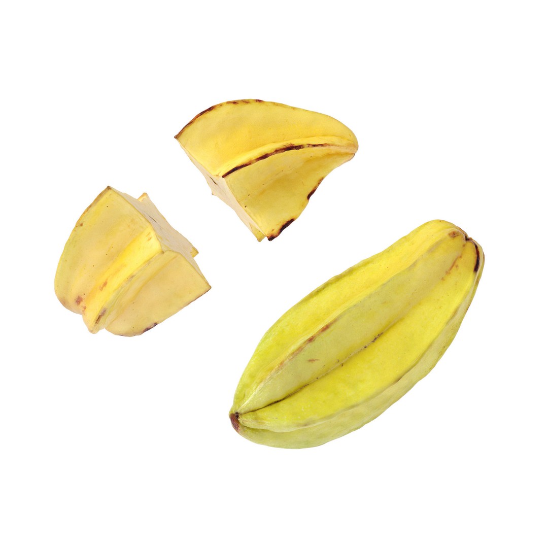 Star Fruits 3D Model – High Poly Photogrammetry Asset, FBX/OBJ - View 14