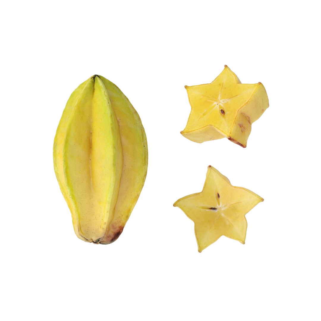 Star Fruits 3D Model – High Poly Photogrammetry Asset, FBX/OBJ - View 17