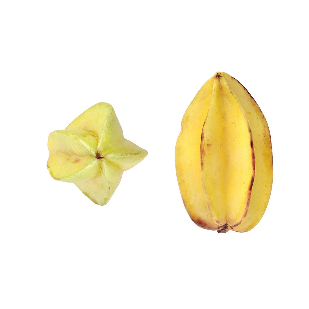 Star Fruits 3D Model – High Poly Photogrammetry Asset, FBX/OBJ - View 18