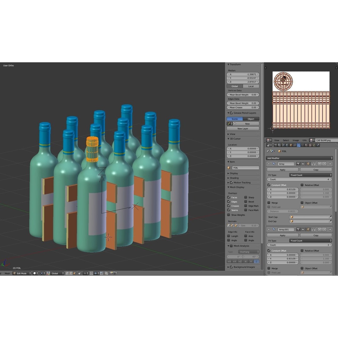 Wooden Wine Crate 3D Model – Vintage Beverage Container, FBX & OBJ - View 18
