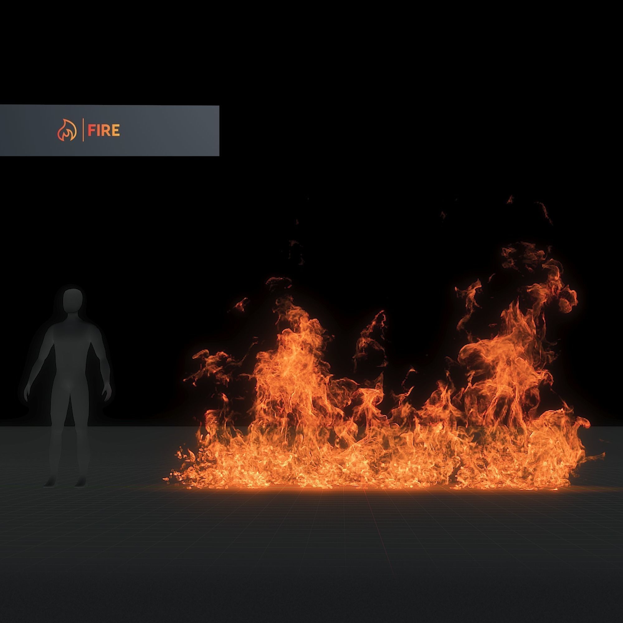 Fire Animations Pack - Game-Ready 3D Model - View 11
