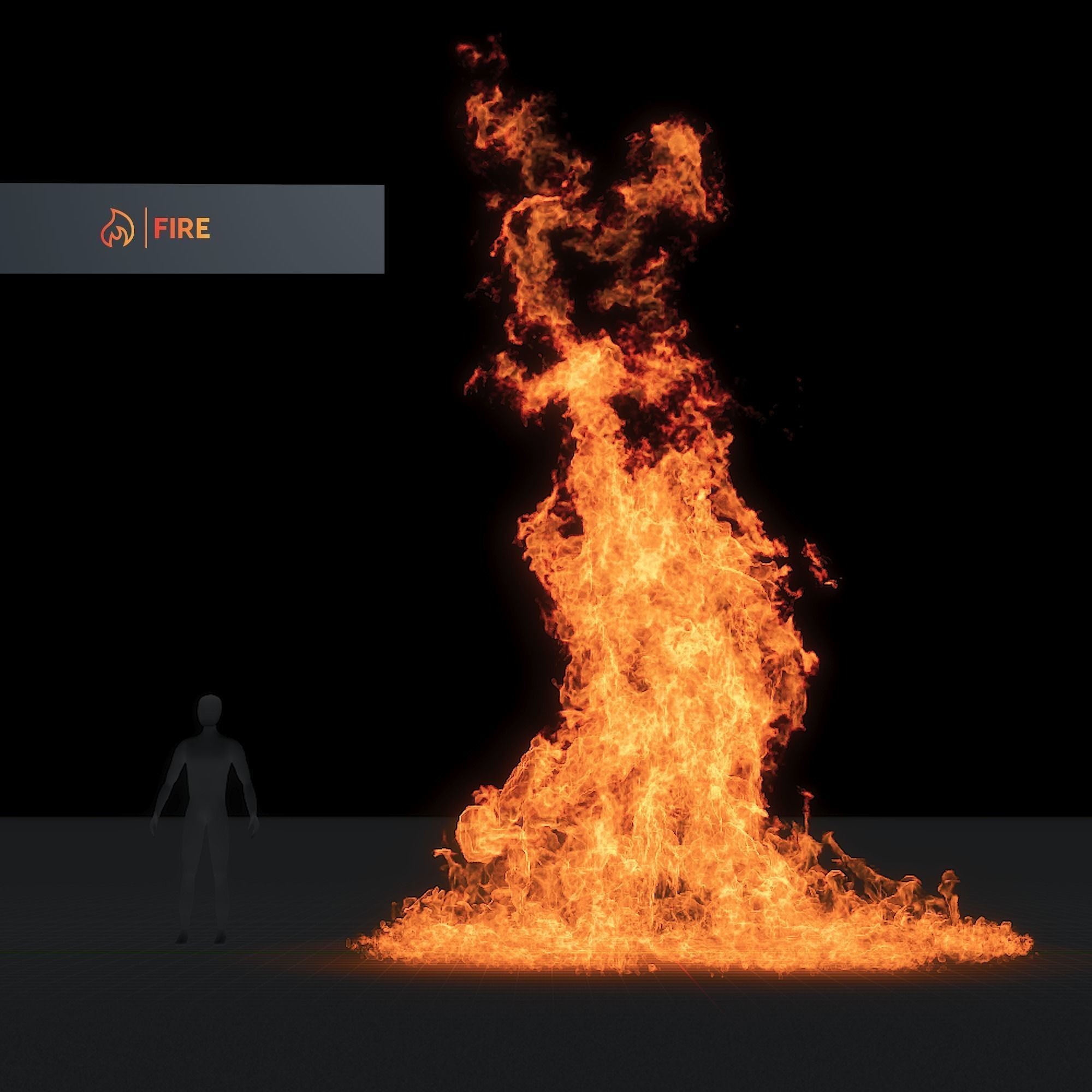 Fire Animations Pack - Game-Ready 3D Model - View 3