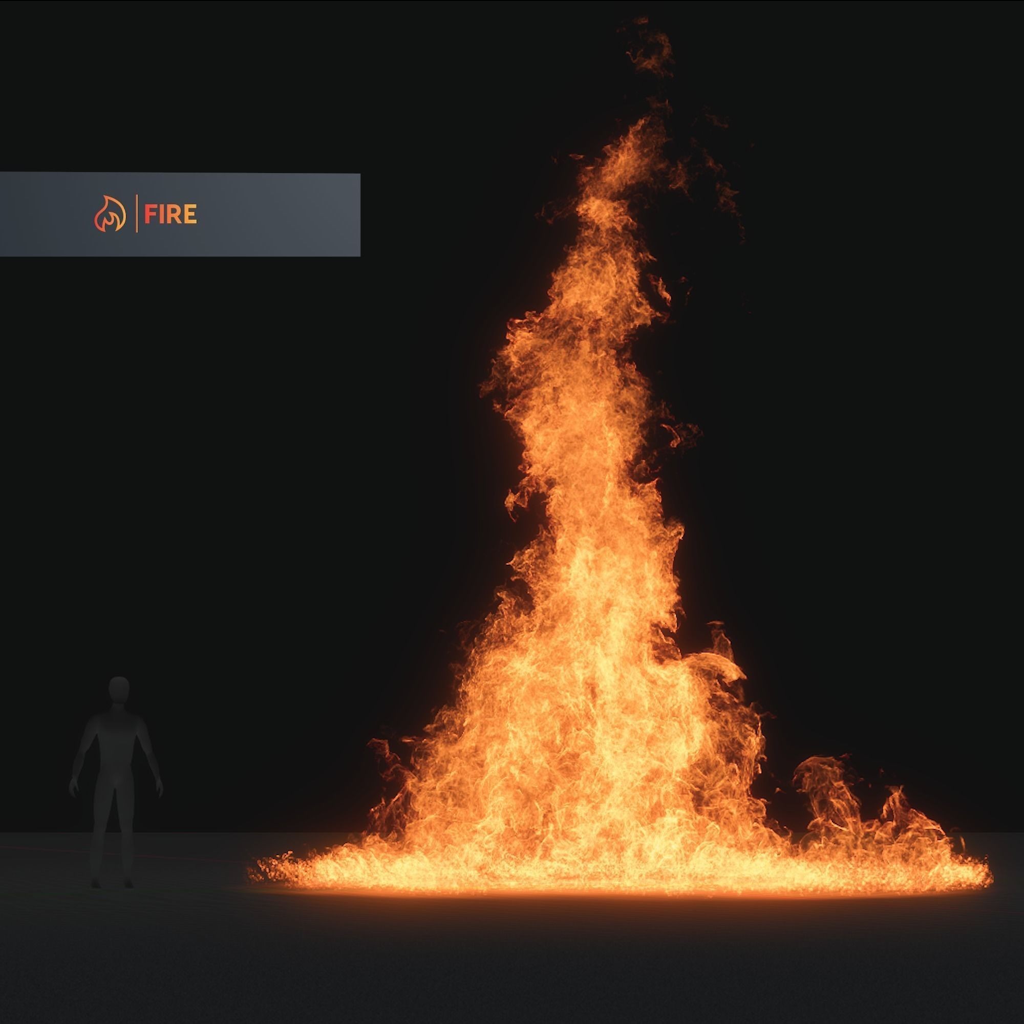 Fire Animations Pack - Game-Ready 3D Model - View 6