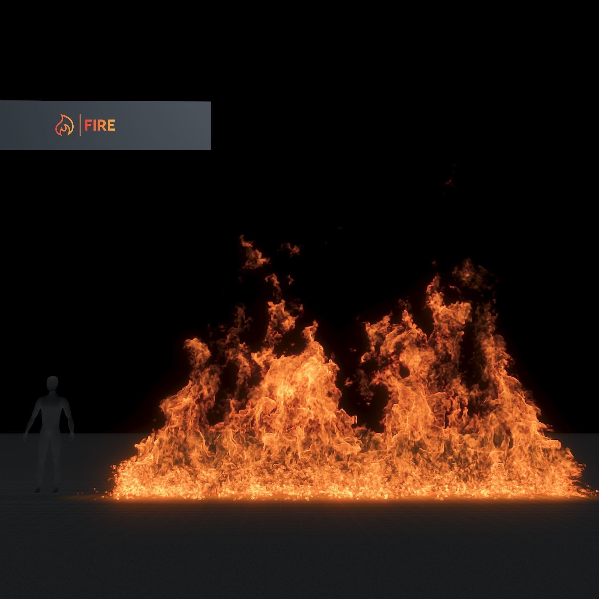 Fire Animations Pack - Game-Ready 3D Model - View 7