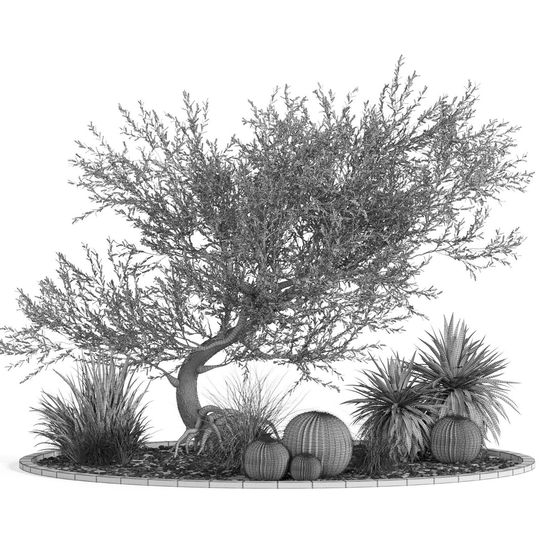 Plants 3D Model – High Quality Collection for Interior and Exterior Use - View 6
