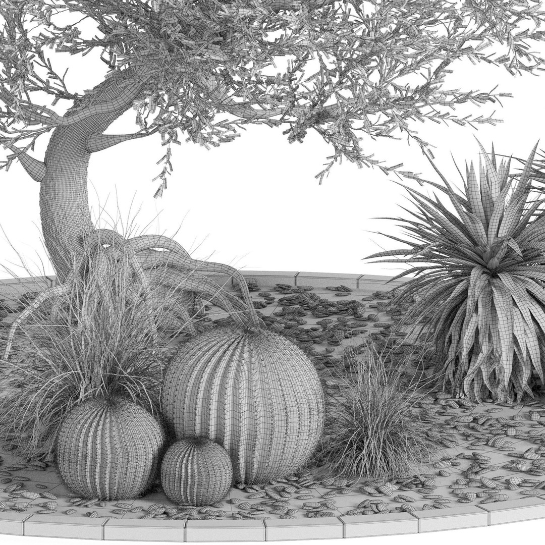 Plants 3D Model – High Quality Collection for Interior and Exterior Use - View 7