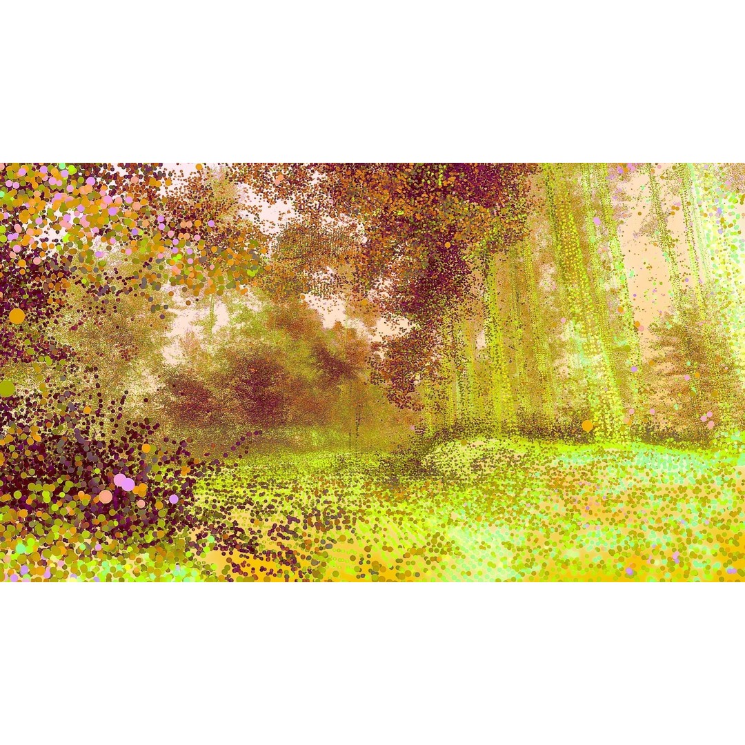 Gorge in the Forest 3D Model – Point Cloud Scan, Blender Compatible - View 12