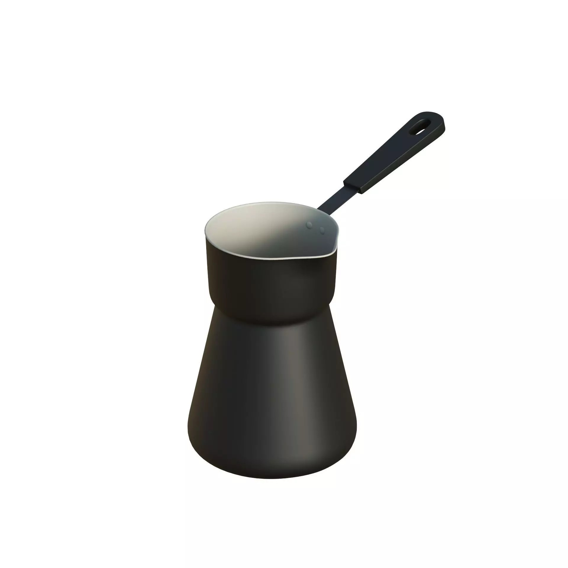 Coffee Pot - Low-Poly Game-Ready 3D Model - View 3