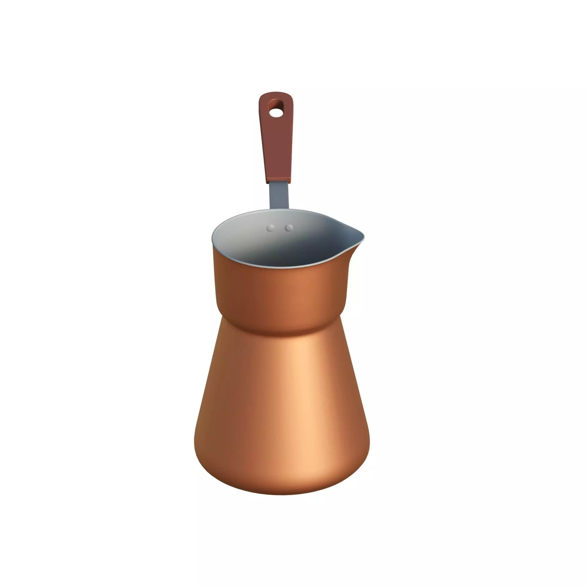 Coffee Pot - Low-Poly Game-Ready 3D Model - View 7