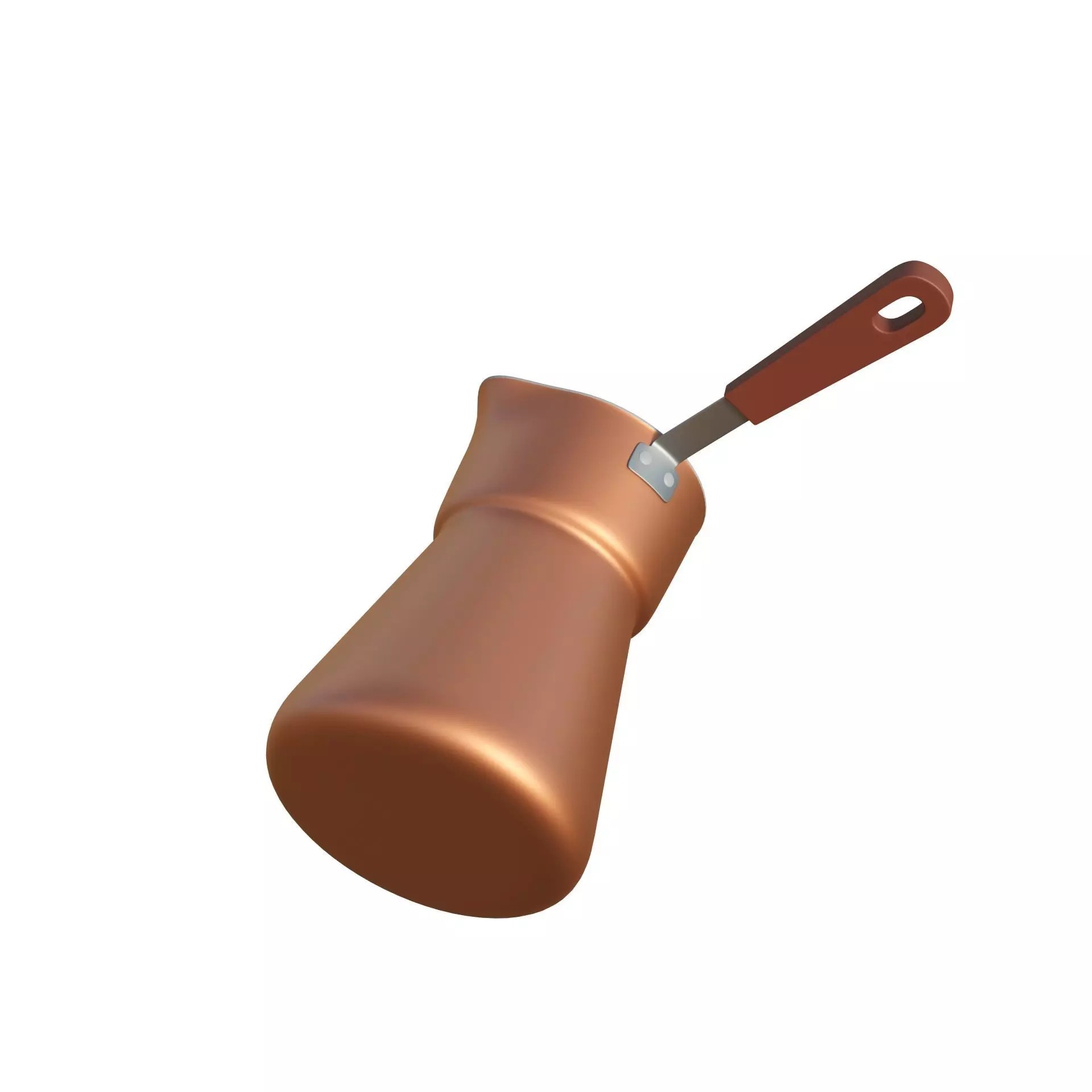 Coffee Pot - Low-Poly Game-Ready 3D Model - View 9