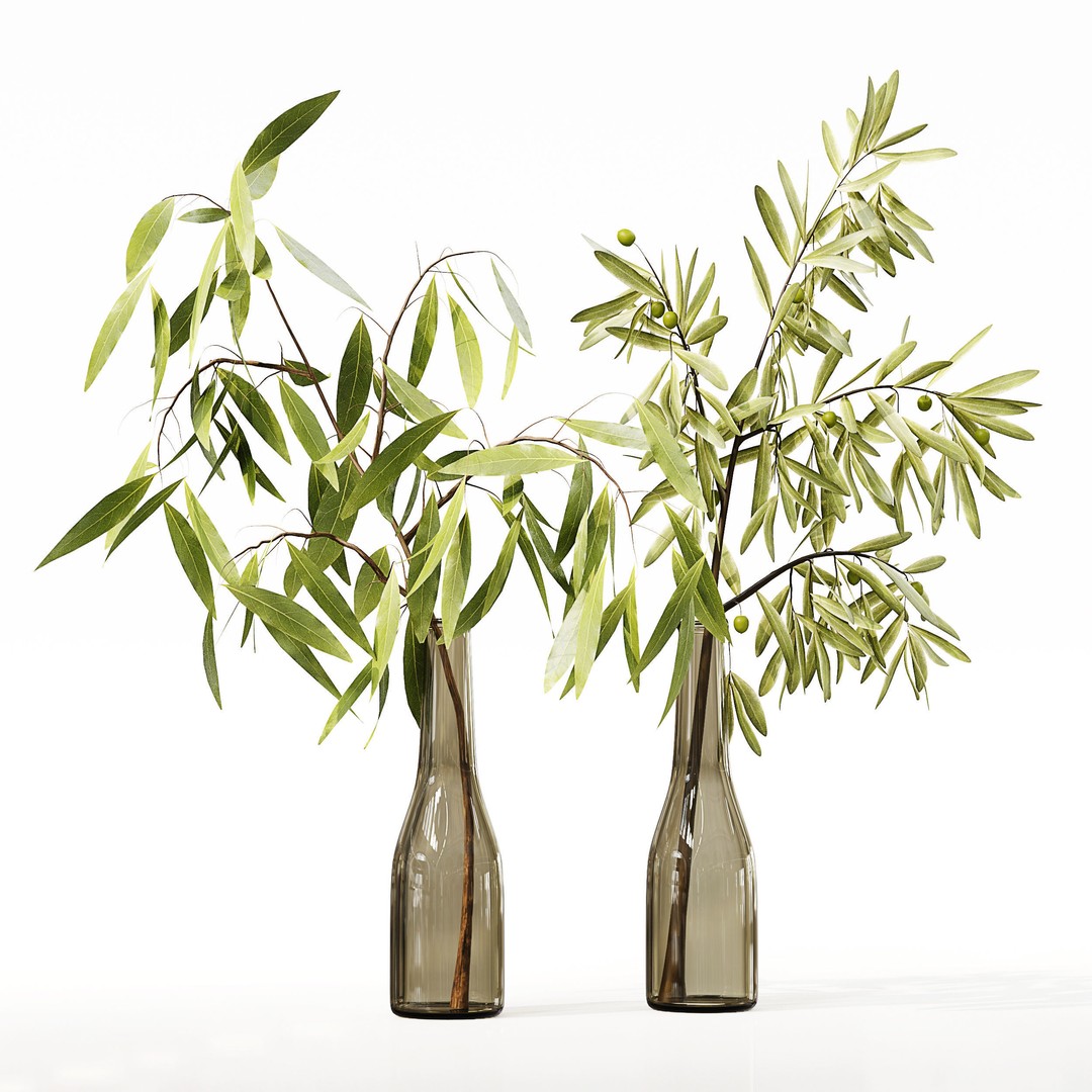 Indoor Plants 3D Model – High Poly Collection for Interior Design, OBJ & 3Ds Max - View 6