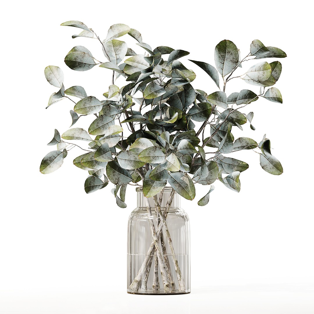 Indoor Plants 3D Model – High Poly Collection for Interior Design, OBJ & 3Ds Max - View 9