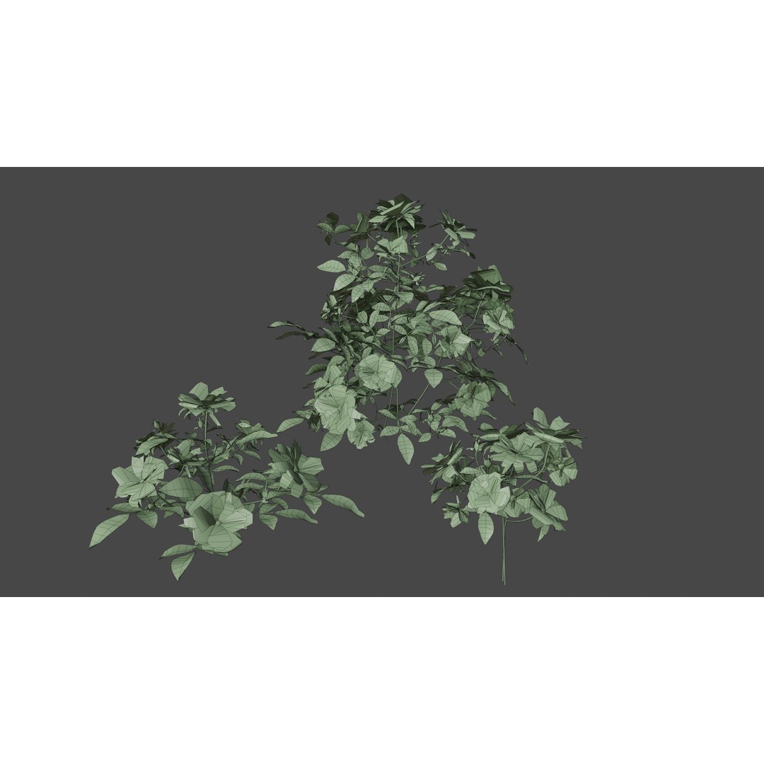 Pink Rose 3D Model – Low Poly Game Asset, PBR Textures, Blender, FBX