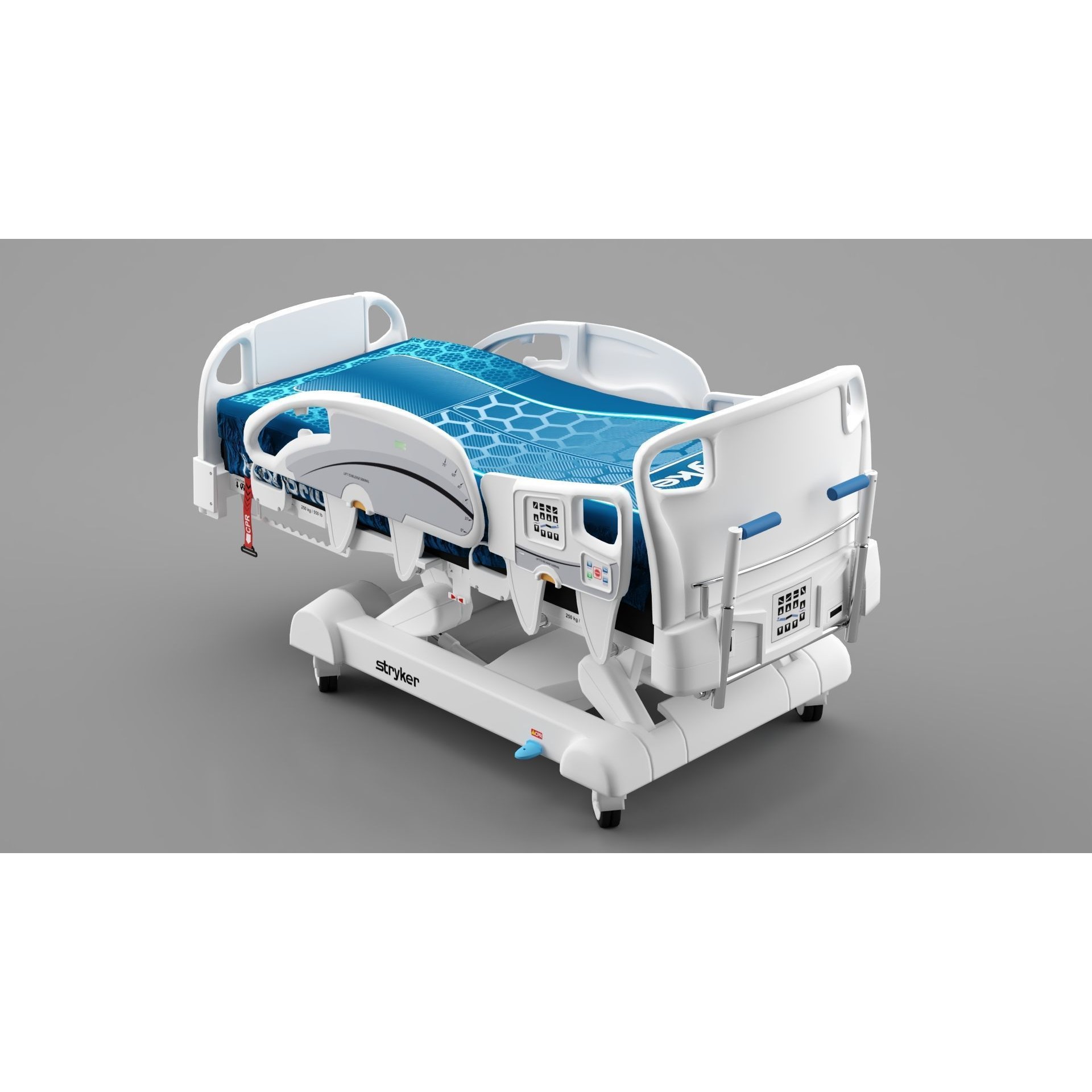 Stryker Medical Bed - Game-Ready 3D Model - View 10