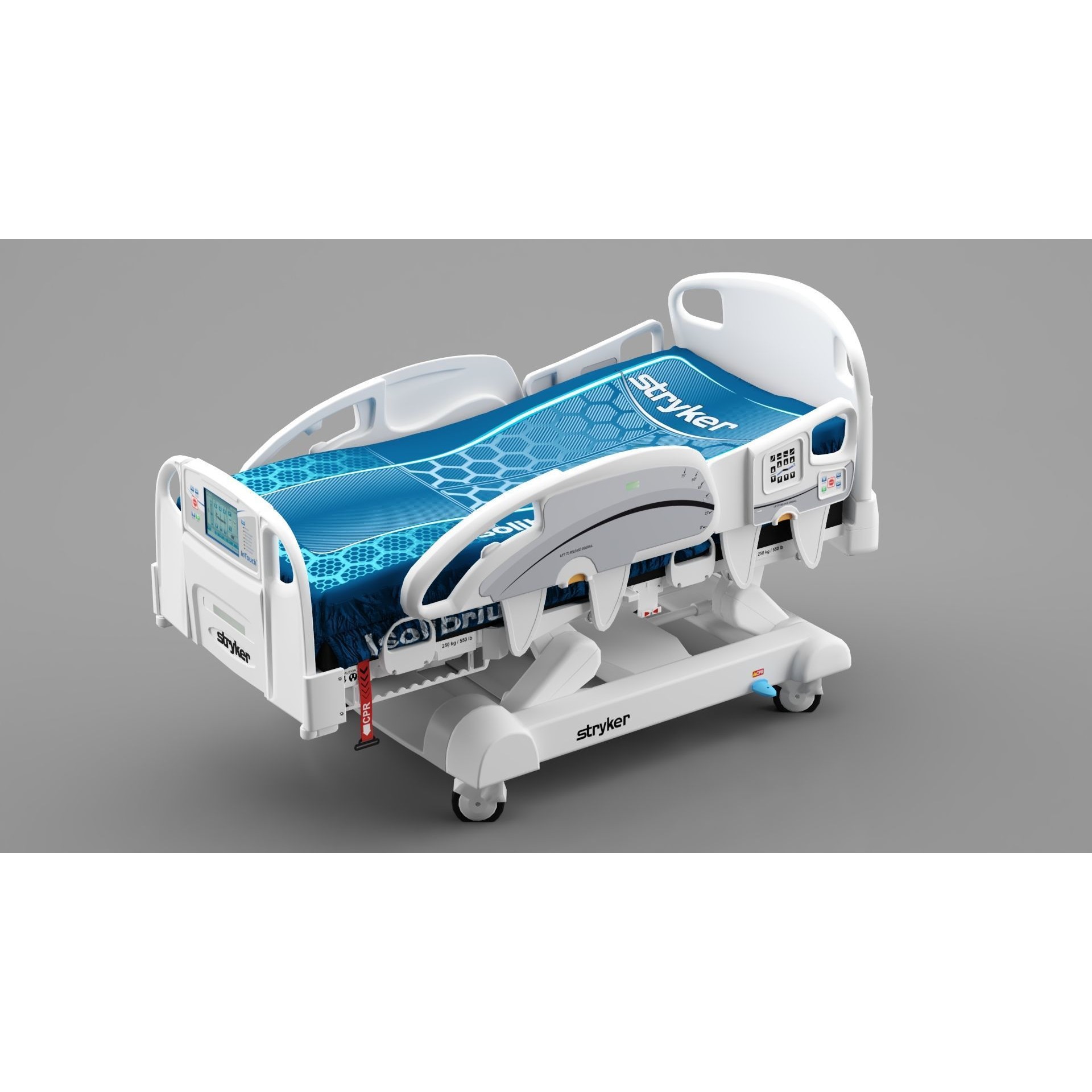 Stryker Medical Bed - Game-Ready 3D Model - View 12