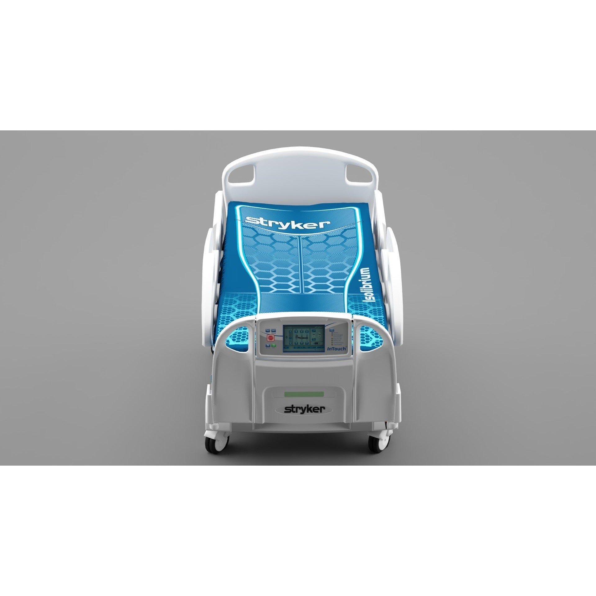 Stryker Medical Bed - Game-Ready 3D Model - View 14