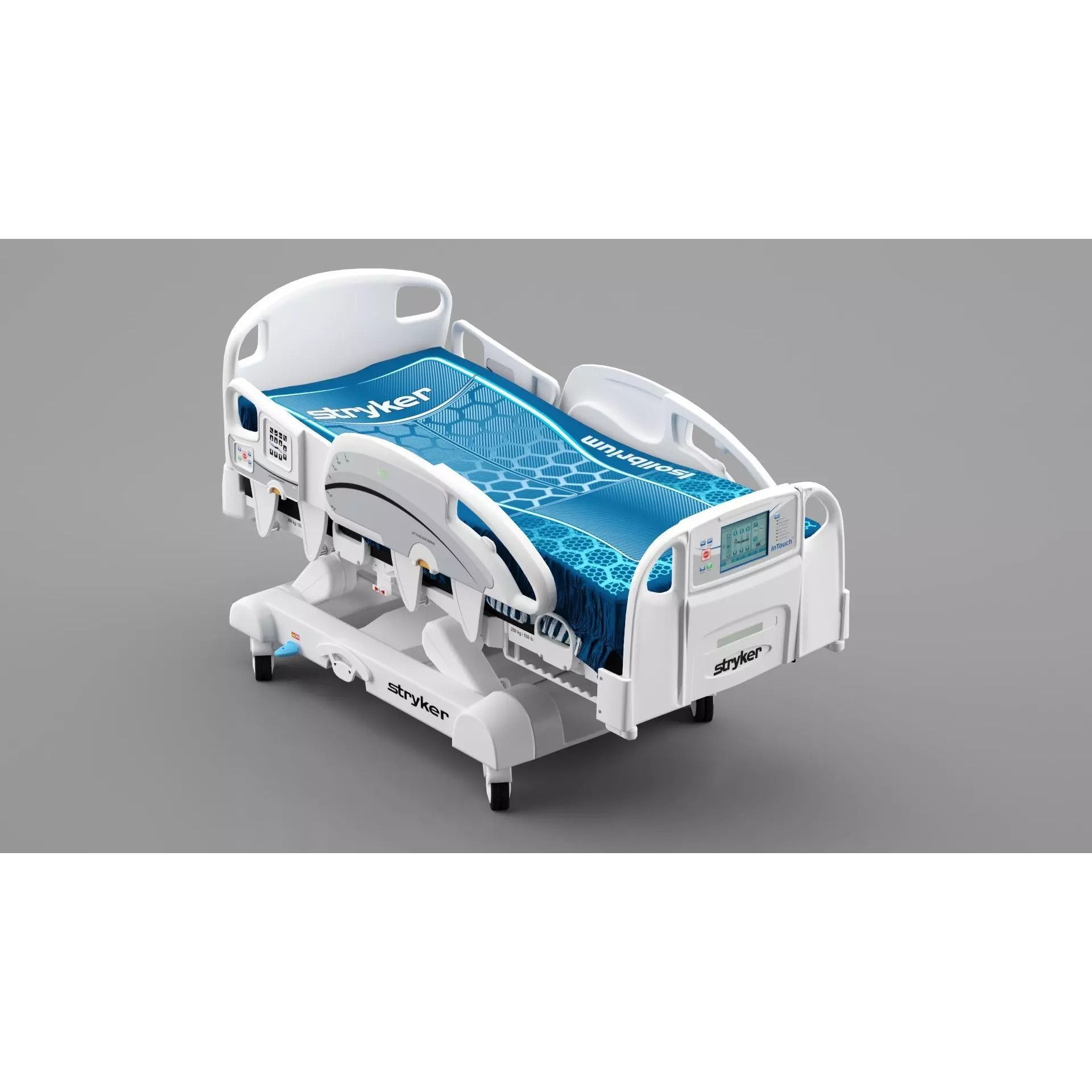Stryker Medical Bed - Game-Ready 3D Model - View 2