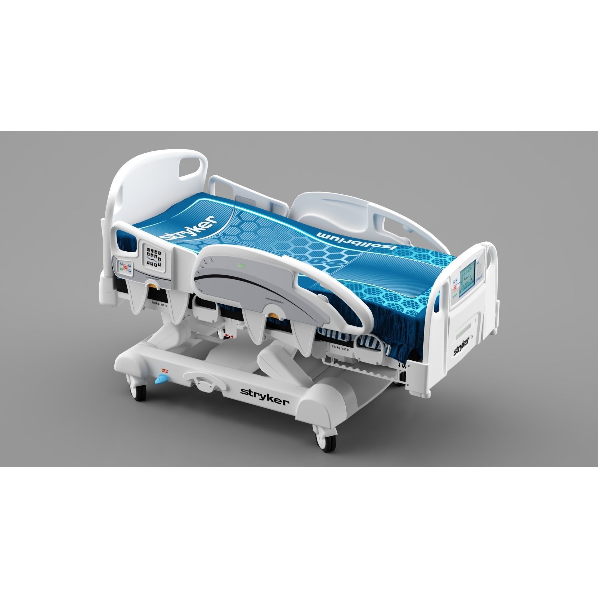 Stryker Medical Bed - Game-Ready 3D Model - View 3