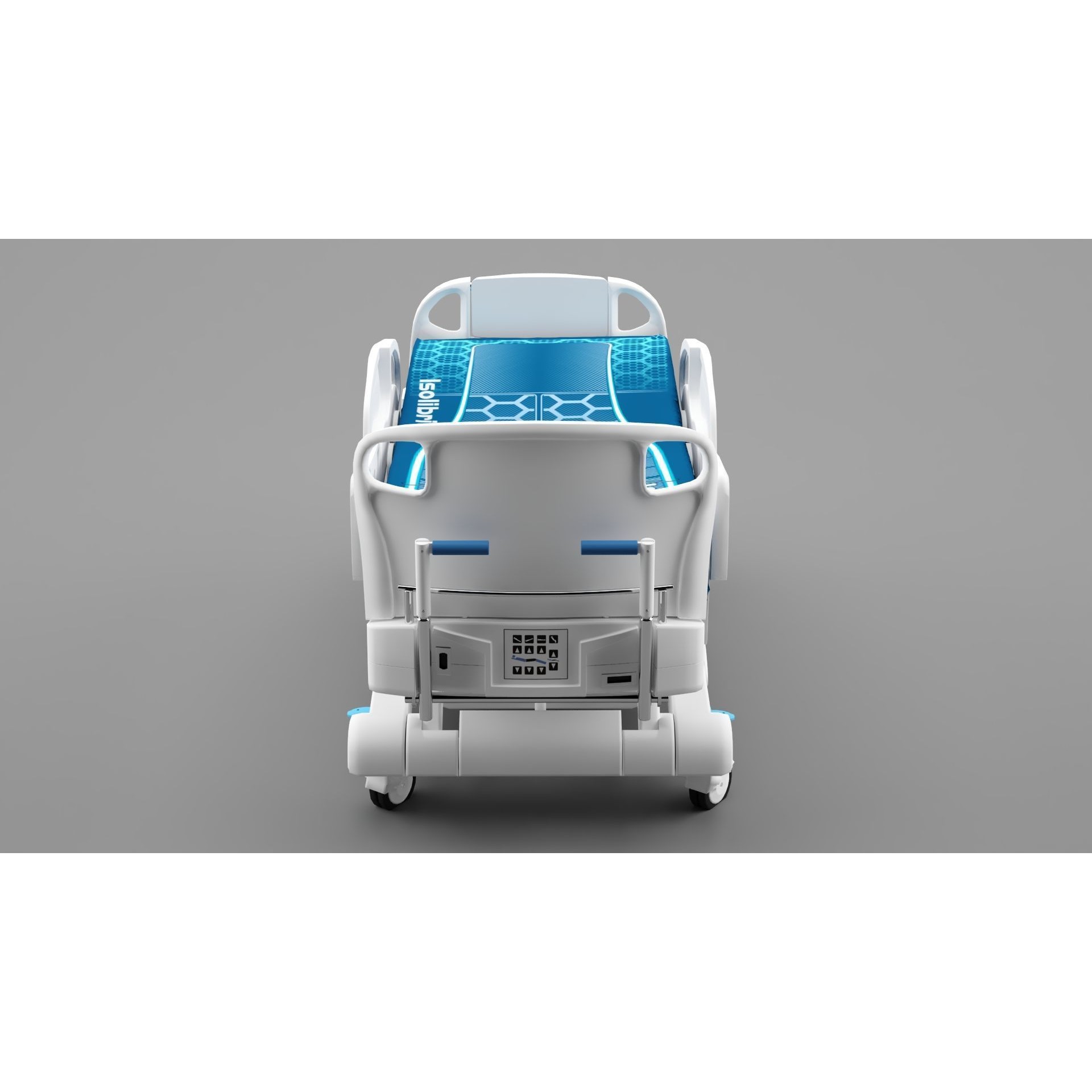 Stryker Medical Bed - Game-Ready 3D Model - View 8